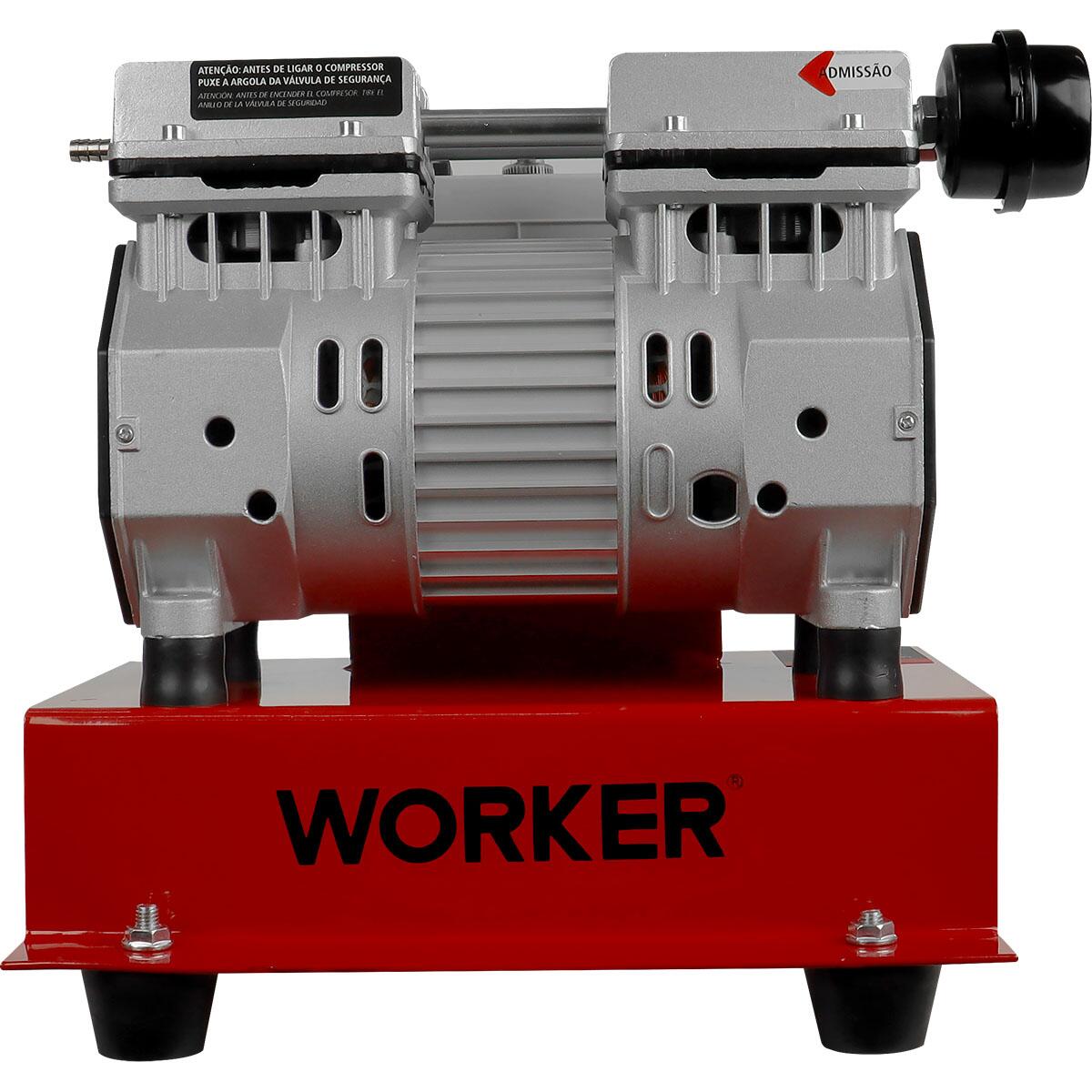 Compressor de Ar Direto 1/4Npt 1650/min 750W 220V Worker