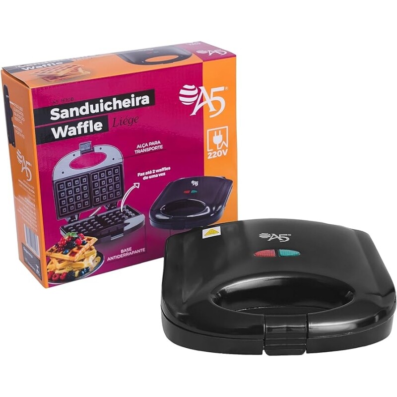 Sanduicheira Waffle Liége A5 - 220V