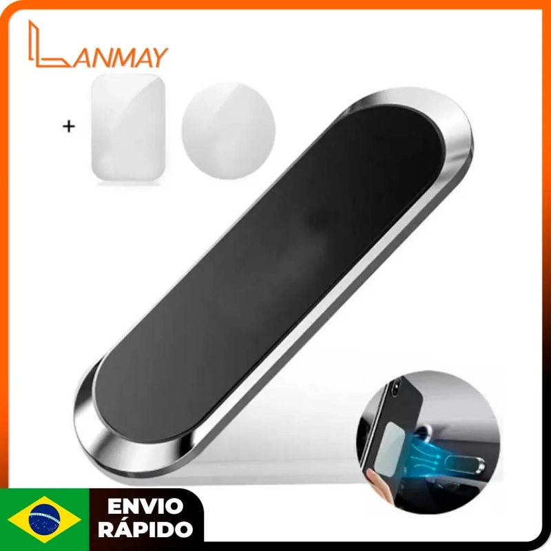 Suporte Veicular Com Imã Magnético Para Painel De Carro