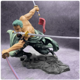 Boneco Colecionável One Piece Roronoa Zoro 10cm