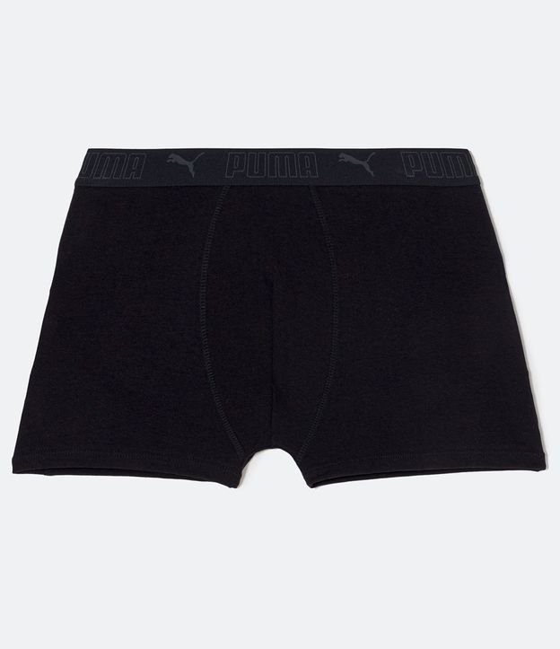 Cueca Boxer em Algodão com Elástico no Cós Puma