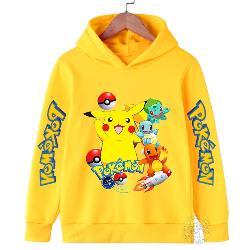 Moletom Hoodies Kawaii Pikachu