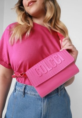 Bolsa Colcci Texturizada Pink