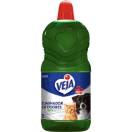 2 Unidades Limpador Veja Pets Desodorizador Perfumado Herbal - 2L Cada