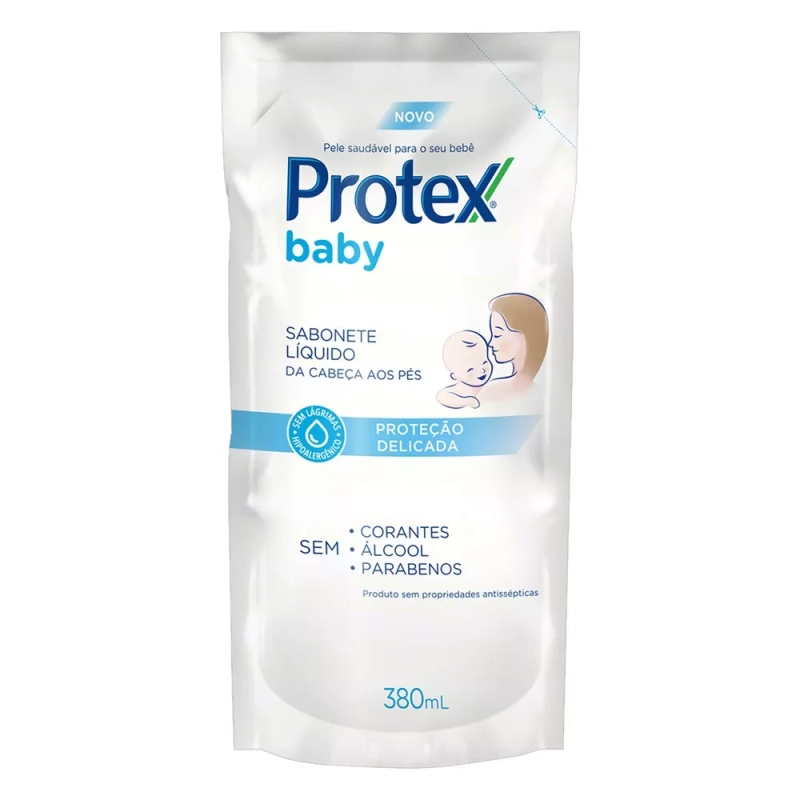 5 Unidades Sabonete Líquido Protex Baby Refil - 380ml
