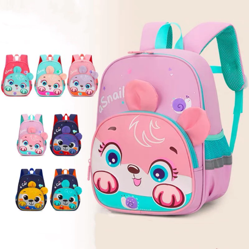 Mochila De Infantil Desenho Animado Meninos Meninas Escolar Fofa