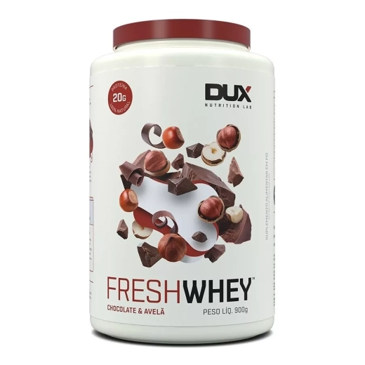 Fresh Whey Chocolate E Avelã - Pote 900g Sabor Chocolate belga e Avelã