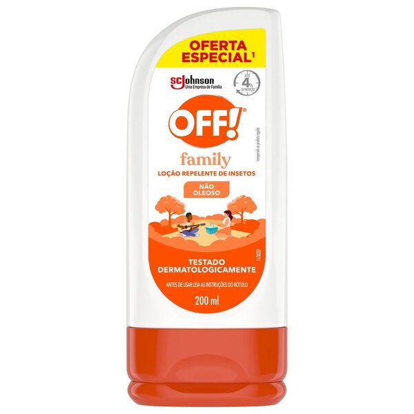 Repelente Off 200ml Loção Family Oferta Especial