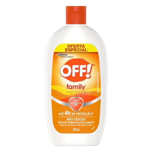 Repelente Loção Off! Family 200ml