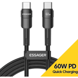 Cabo USB-C Essager 60W - 2 metros