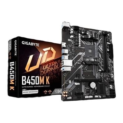 Placa Mãe Gigabyte B450M K AMD AM4 mATX DDR4