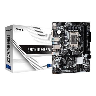 Placa Mãe ASRock B760M-HDV/M.2 D4 Intel Micro ATX DDR4 - 90-MXBL4*