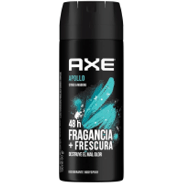 4 Unidades de Axe Antitranspirante Aerosol Apollo Proteção + Perfume Vetiver e Mandarina 150ml