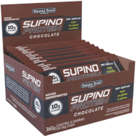 Barra de Proteínas Supino Banana Brasil 30g - 12 Unidades