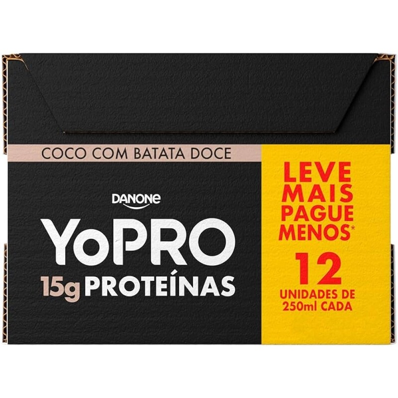 Bebida Lactea com 15g de Proteína YoPRO 250ml - 12 Unidades