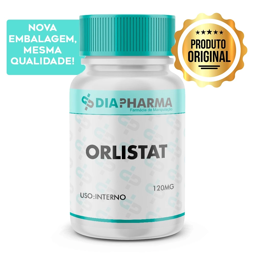 Orlistate 120mg com 30 caps