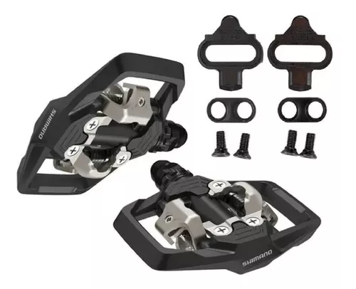 Pedal Shimano Pd-me700 Plataforma E Clip Com Tacos Mtb