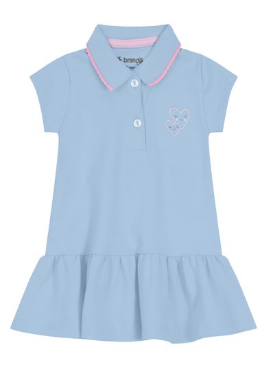 Vestido bebê menina polo brandili baby - G
