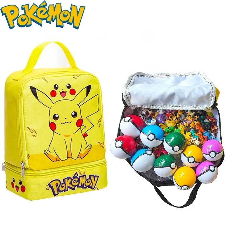 Boneco Colecionável Pokémon - Mochila + 144 Bonecos