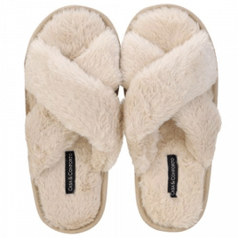 Pantufa Feminina Bege Tam P