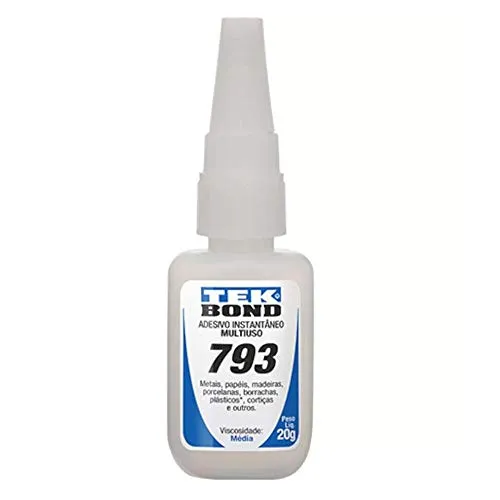 Adesivo Instantaneo TekBond 793 20g B - Bico Fino, unidade