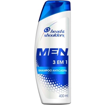 Shampoo Head & Shoulders Men 3 Em 1 - 400ml