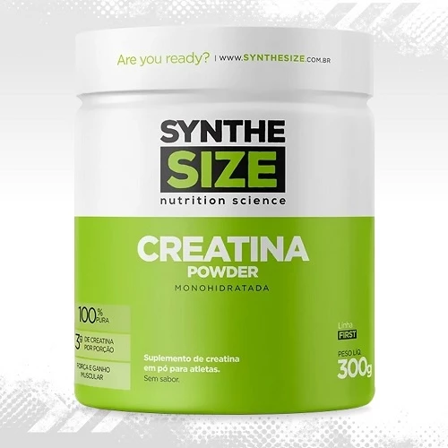 Synthesieze Creatina Monohidratada 300g: Potência e Desempenho Maximizados