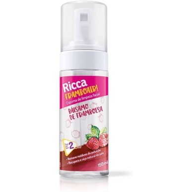 Espuma de Limpeza Facial Ricca Framboair 150ml