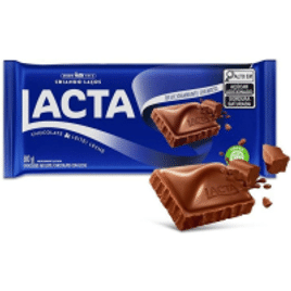 3 Unidades Chocolate em Barra Lacta - 80g