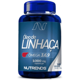 Óleo de Linhaça Nutrends 1000mg - 120 Cápsulas