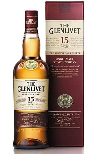 Whisky The Glenlivet Single Malt 15 Anos - 750ml