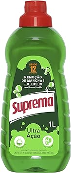 10 Unidades Lava Roupas Ultra Ação Suprema Verde - 1L