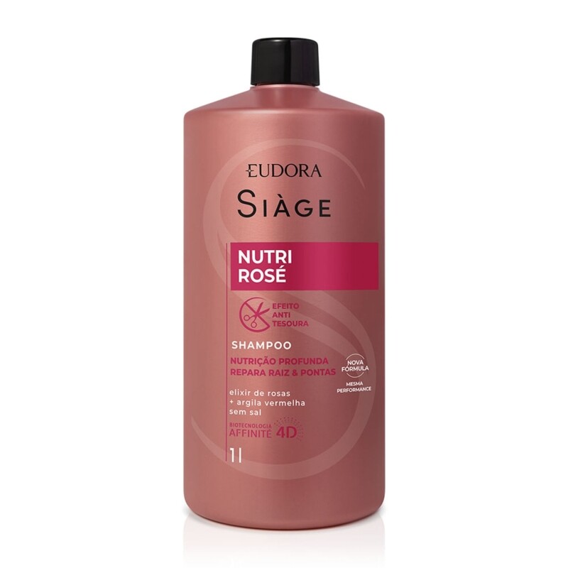 Shampoo Eudora Siàge Nutri Rosé 1L
