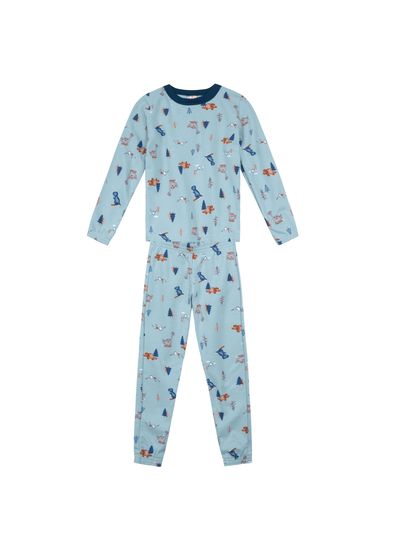 Pijama Infantil Menino Com Blusão E Jogger Brandili - 10