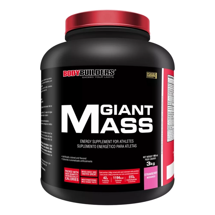 2 Unidades Hipercalórico Giant Mass 3kg