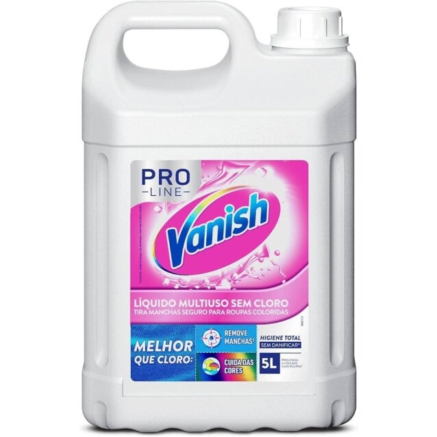 Tira Manchas em Gel Vanish Multiuso Pro Line - 5L