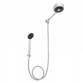 Ducha com Chuveirinho Redonda TechnoShower Cromado Docol