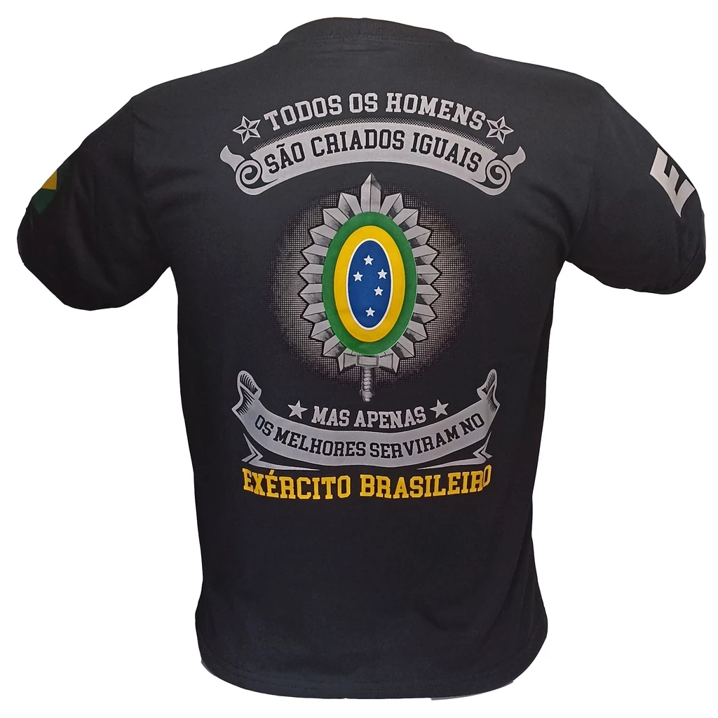 Camiseta Masculina Veteranos Exercito Brasileiro