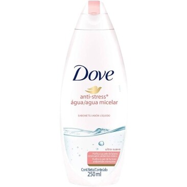 2 Unidades Sabonete Líquido Dove Micelar Anti Stress - 250ml Cada