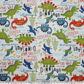 TECIDO TRICOLINE INFANTINO LG 1,49 61978 DINOSSAUROS VAR. 01