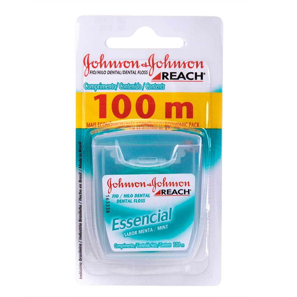 Fio Dental Johnson's Reach Essencial Menta 100m