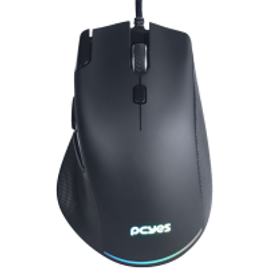 Mouse Gamer PCYES Zyron RGB 6 Botões 12800DPI - PMGZRGB