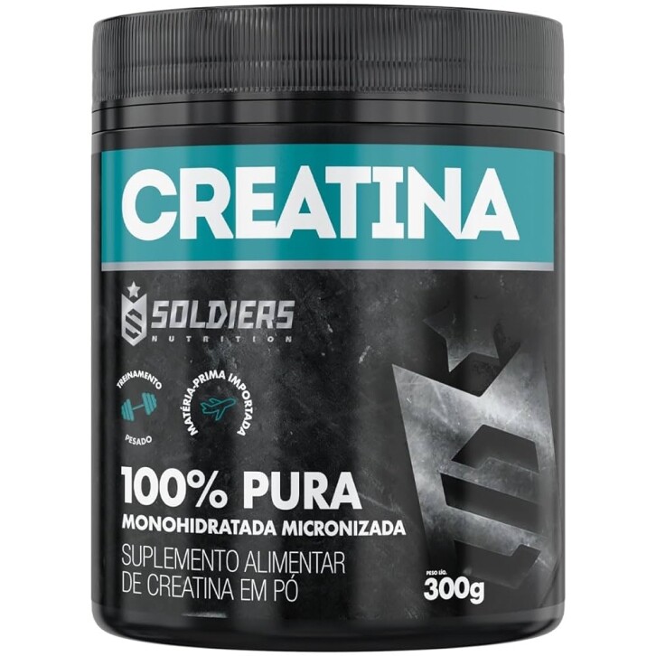 Creatina Soldiers Nutrition Monohidratada Pote - 300g