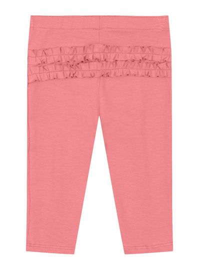 Calça Legging em cotton bebê menina Brandili Baby - G