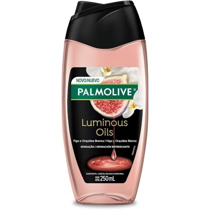 10 Unidades Sabonete Líquido Para o Corpo Palmolive Luminous Oils Sensação Refrescante 250Ml