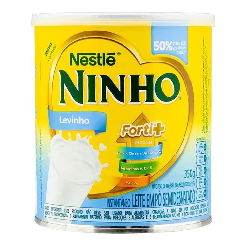 Leite Pó Semidesnatado Ninho Levinho Forti+ 350g