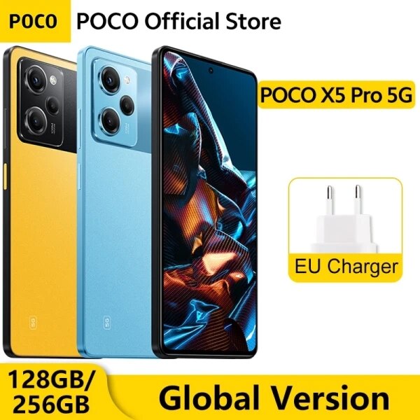 Smartphone Poco X5 Pro 128GB 6GB 5G NFC 6.67'' - Versão Global