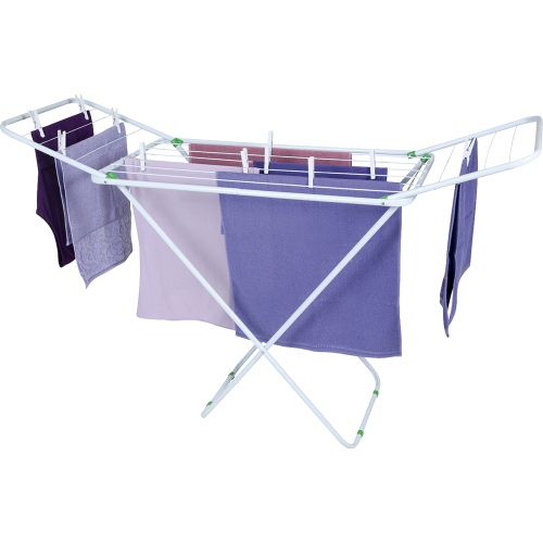 Varal De Chão Portátil Mor Slim Com Abas Em Aço