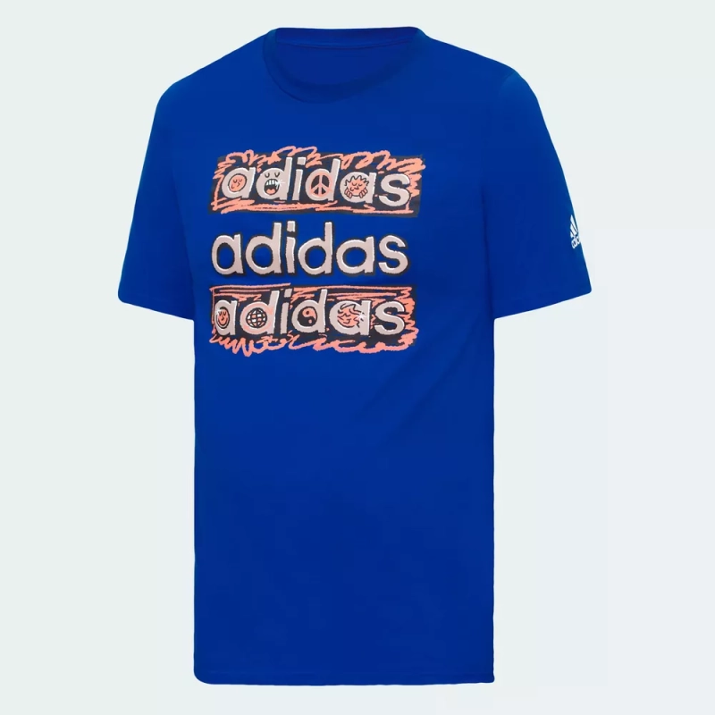 Camisetra Adidas M Doodle Mlt T - Masculina