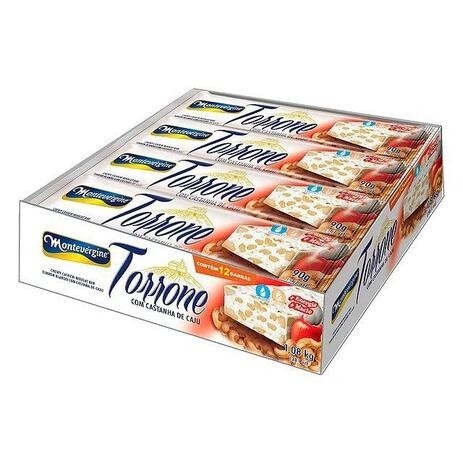 Torrone montevergine 12x90g caju